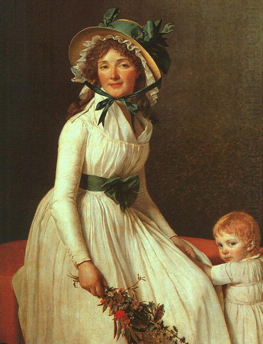 Jacques-Louis David Portrait of Madame Seriziat